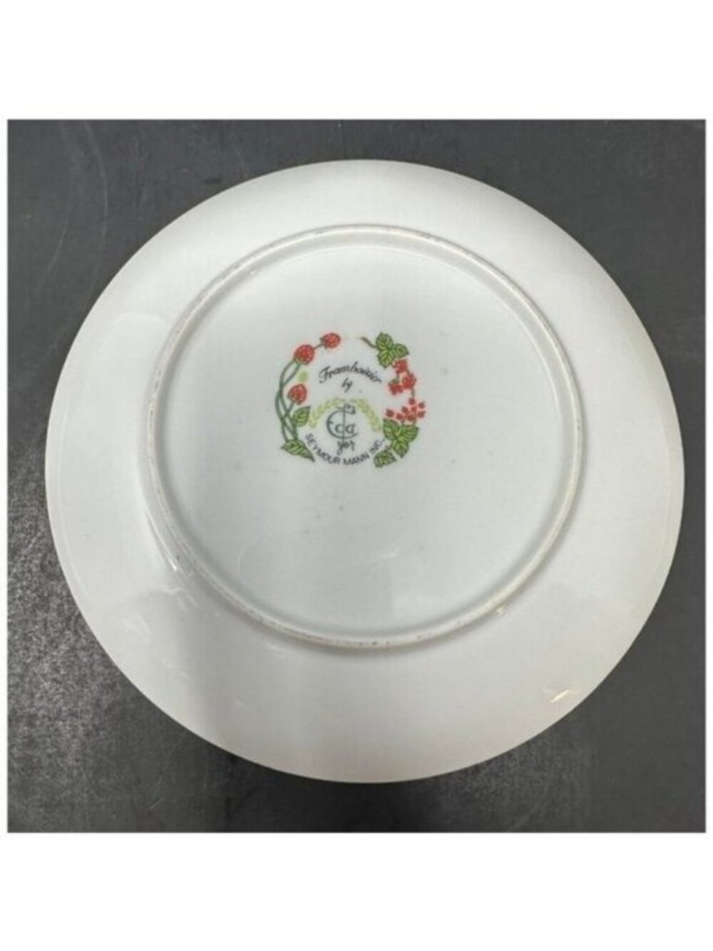 Vtg 1970s SEYMOUR MANN EDA FRAMBOISIER Salad Dessert Plates Set of 3 Raspberries - Picture 12 of 14